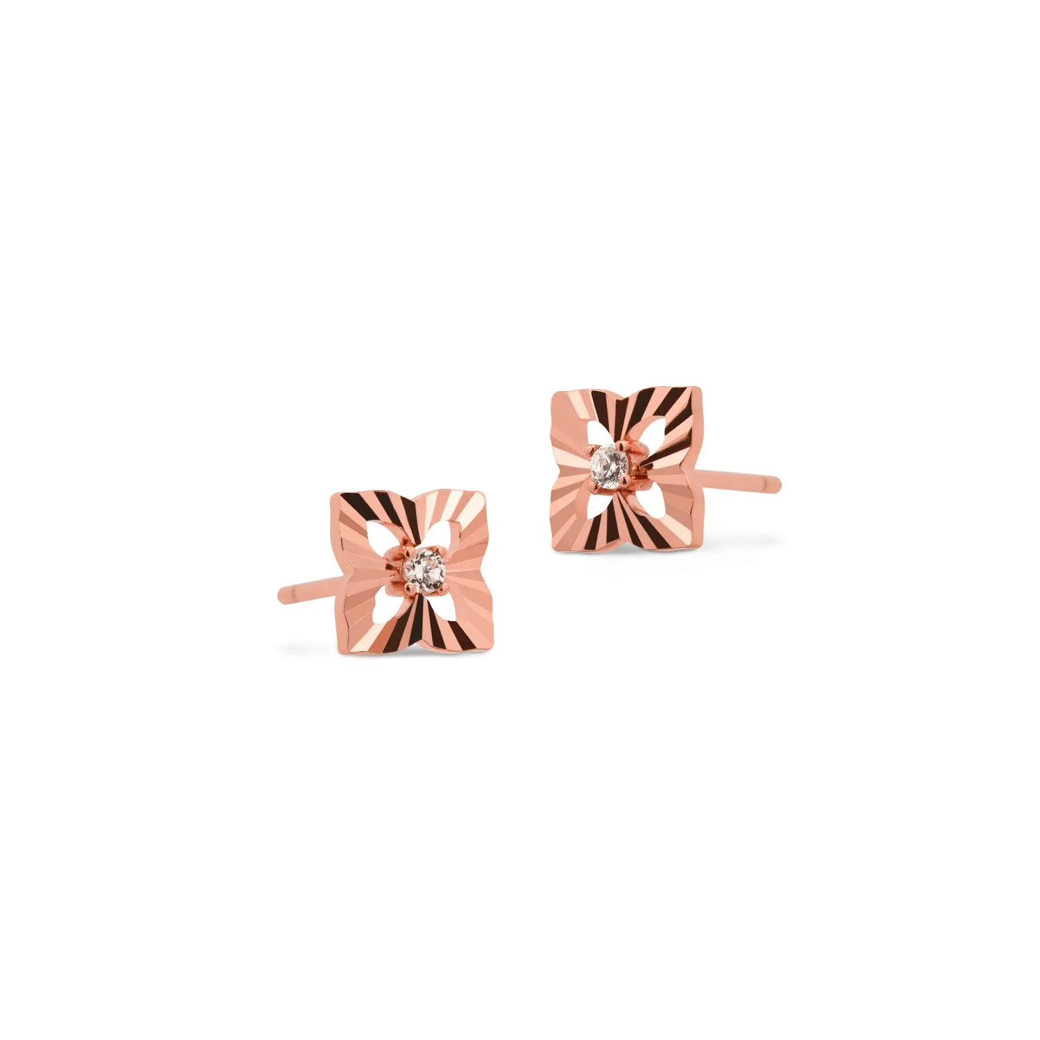 Rose Gold Casablanca Mirage Studs