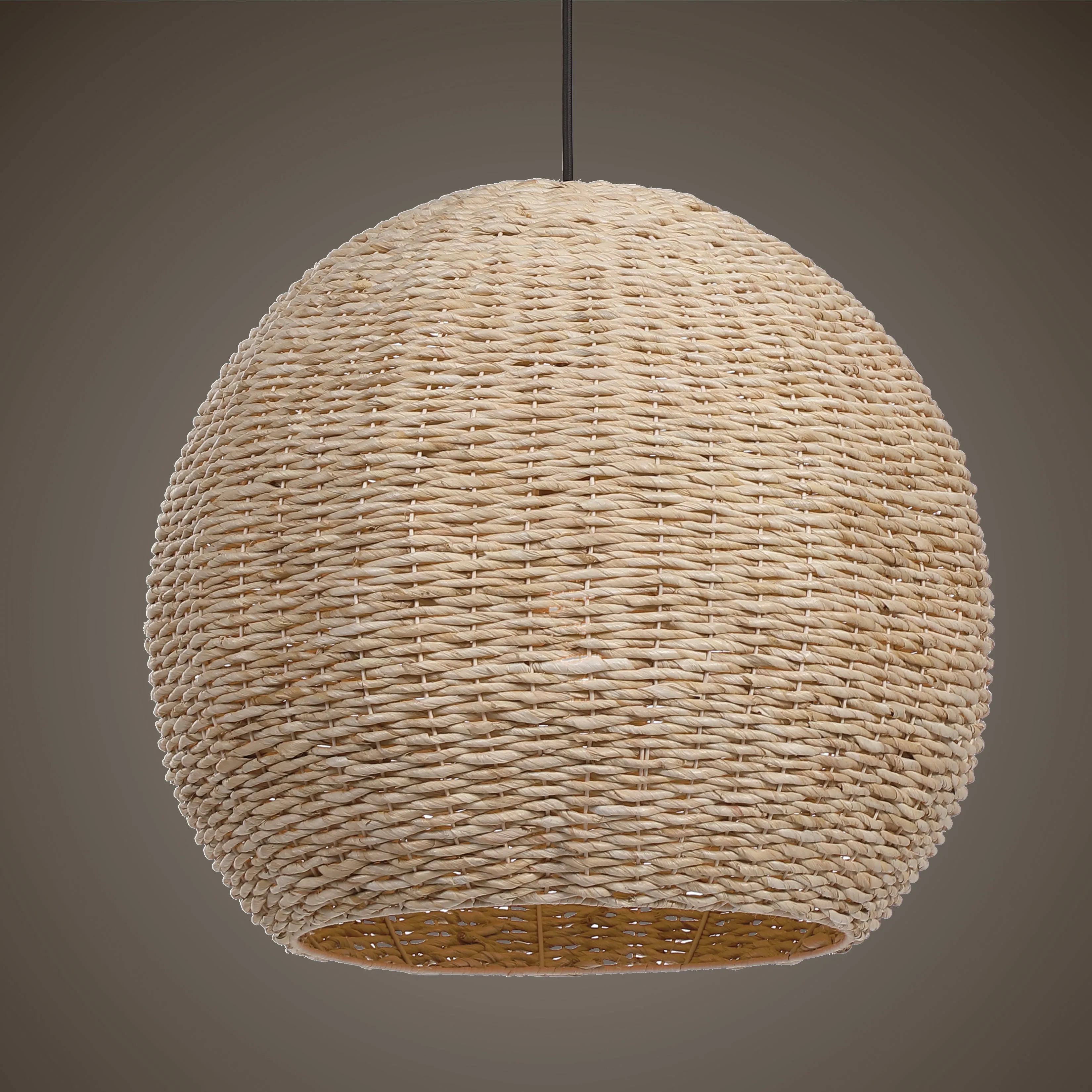 Seagrass 1 Light Dome Pendant