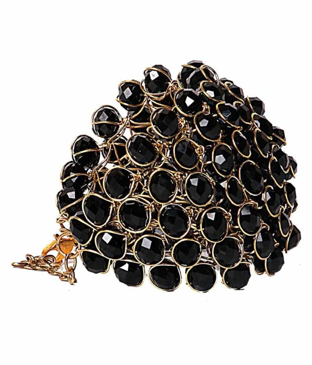 Stylish & Crystal Bracelet Black Color Suitable Size & Adjustable for Women and Girls