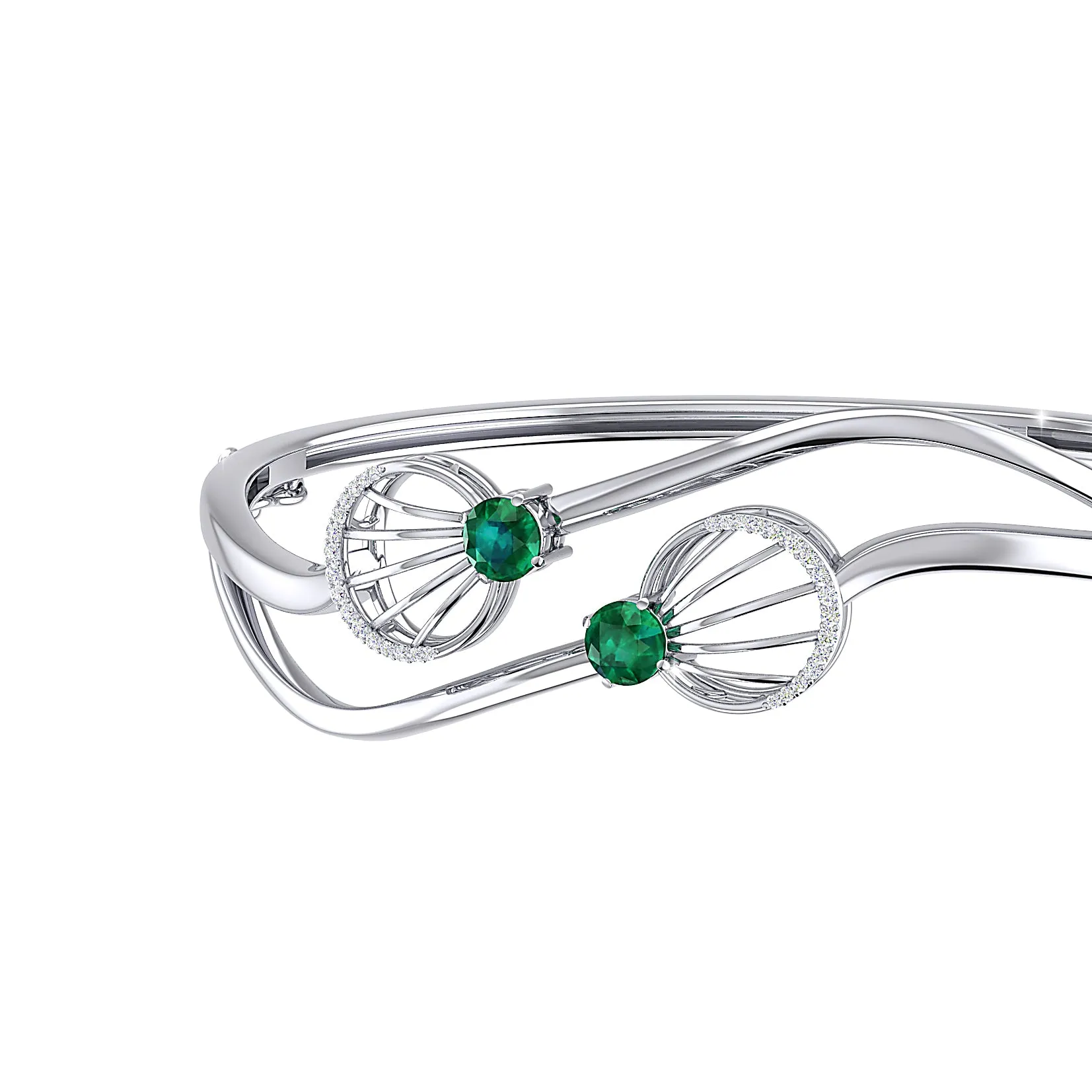 THE CASTER EMERALD BRACELET