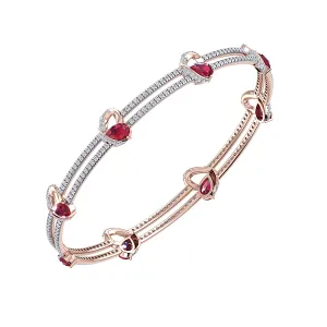 THE ENRAPTURED RUBY LOVE BRACELET