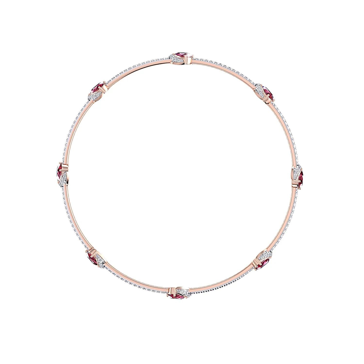 THE ENRAPTURED RUBY LOVE BRACELET