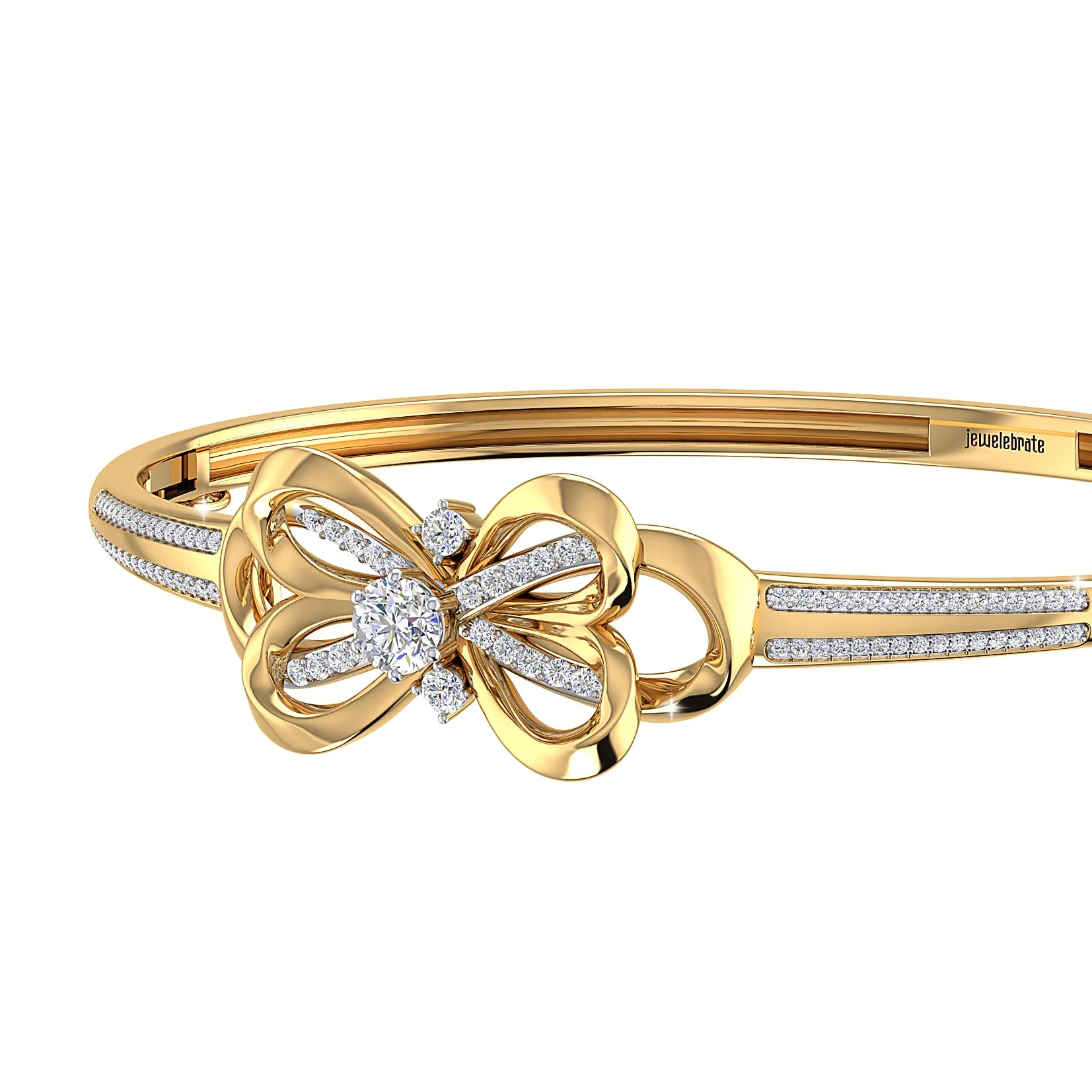 THE INFINITY LOVE KNOT SOLITAIRE BRACELET