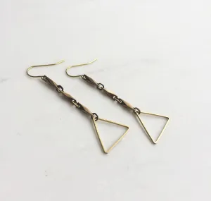 Triangle Drop Earrings