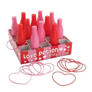 Valentine Bottle Toss Game Set