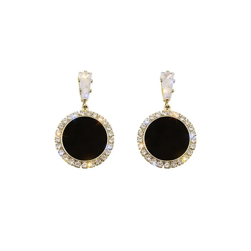 Women Simple Rhinestone Earrings