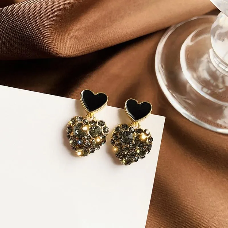 Women Simple Rhinestone Earrings