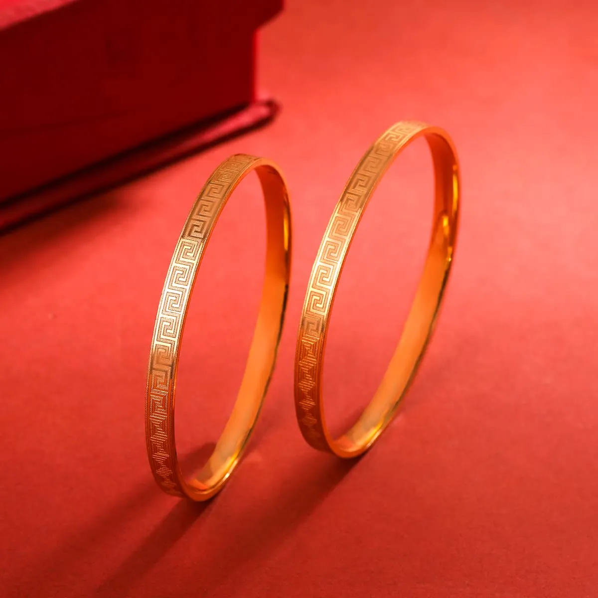 Yellow Chimes Bangles for Women and Girls Traditional Gold Bangles for women Gold Plated Bangles for girls | Maze Designed Bangles | Birthday Gift For girls and women Anniversary Gift for Wife