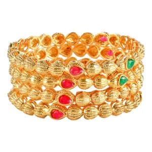 Yellow Chimes Elegant Latest Style Bangles Traditional Bangle Set for Women and Girls